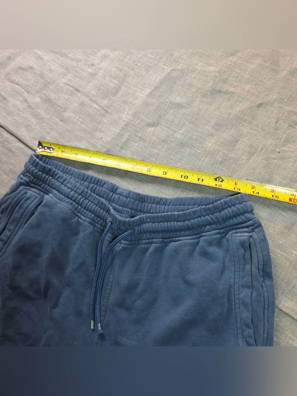 The North Face Sweatpants Mens Size M Medium Blue Joggers Fleece